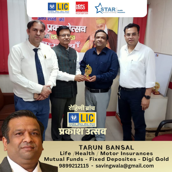 Cover photo of Tarun Bansal - Insurance Agent (Life, Health & Motor)